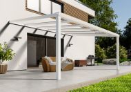 weiss Terrassendach