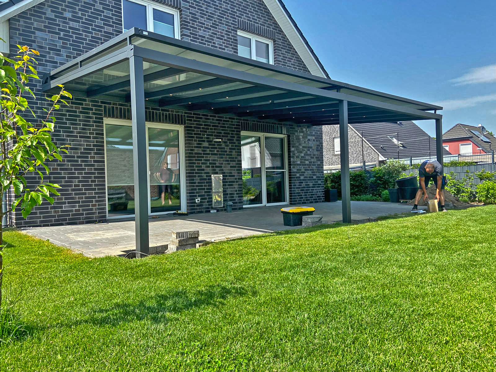 Terrassendach 8x4 Anthrazit Markise Straelen nrw 30fd5b64 -