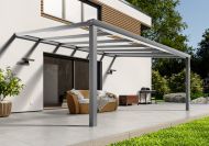 silber Terrassendach