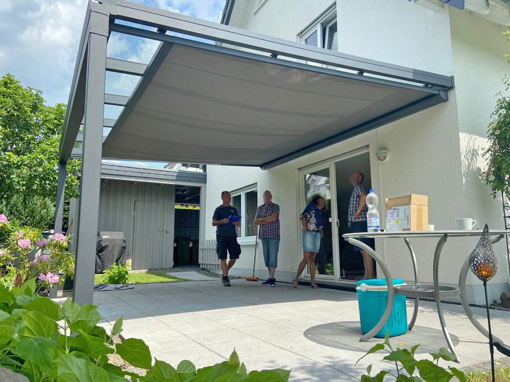 Terrassendach 5x4 Anthrazit Markise Schmallenberg nrw a95a3239 -