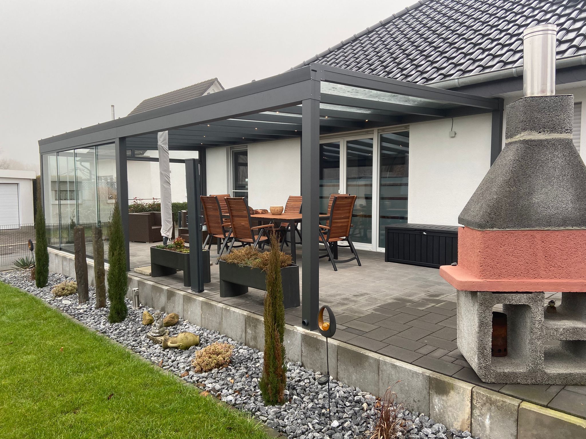 Clever Ueberdacht Kaltwintergarten e74e4b72 -